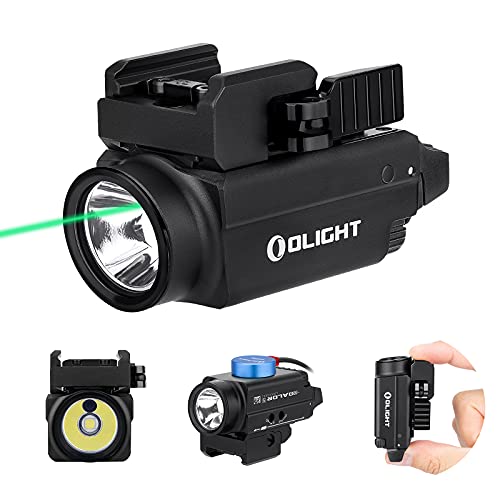 OLIGHT Baldr S 800 Lumens Compact Tactical Rail Mounted Light & Green Beam