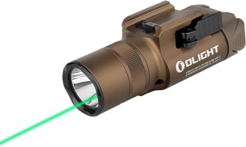 OLIGHT Baldr Pro R 1350 Lumens Rail Mounted Tactical Light with Green Beam