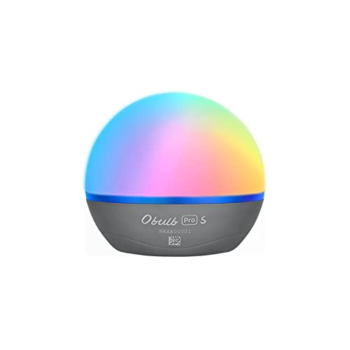OLIGHT Obulb Pro S Rechargeable RGB Night Light Orb, 240 Lumens, Black