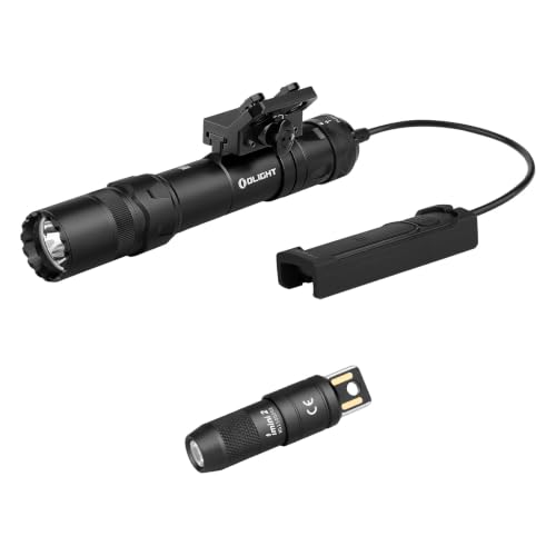 OLIGHT Odin GL M 1500 Lumens Mlok Tactical Flashlight Bundle with IMINI 2 Flashlight
