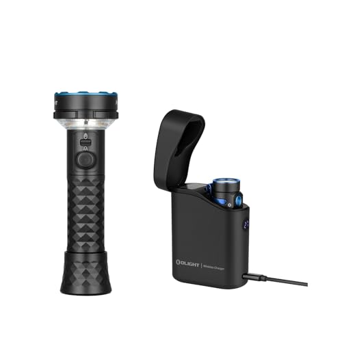 OLIGHT Prowess USB-C Rechargeable Bidirectional Flashlight Bundle with Baton4 Premium Edition EDC Lights 1300 Lumens with Type-C Charging Box