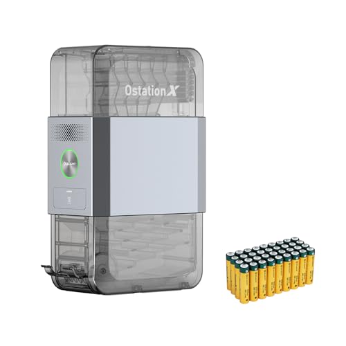 OLIGHT Ostation X Smart 3-in-1 AAA Battery Charger with 36 NiMH AAA