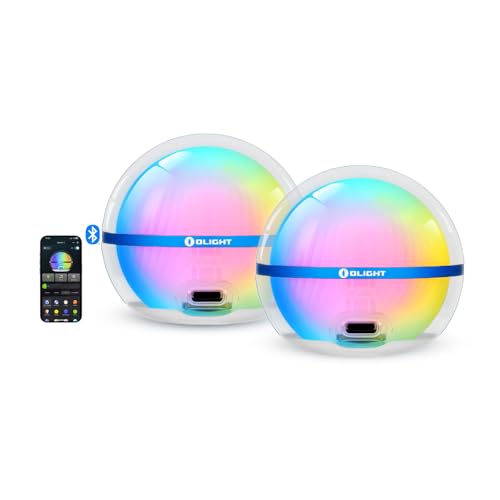 OLIGHT Sphere C Smart Night Light, USB-C Rechargeable RGB with App Control