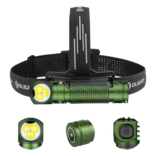 OLIGHT Perun 3 Headlamp Rechargeable, Red Light, Waterproof, OD Green