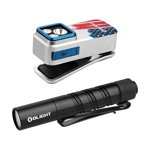 OLIGHT Oclip Pro EDC Flashlight Clip-on Light Bundle I3T 2 EOS Pocket EDC Flashlight