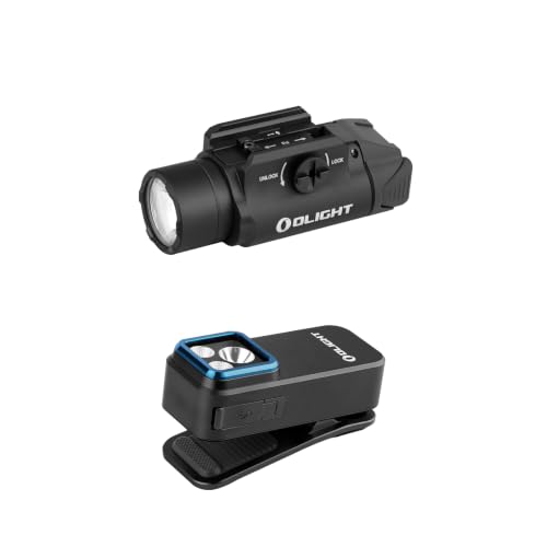 OLIGHT PL-3R Tactical Flashlight Bundte with Oclip Pro EDC Flashlight