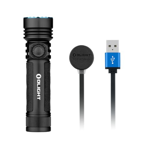 OLIGHT Seeker 4 Pro Rechargeable Flashlights Bundles MCC 3 Magnetic Charging Cable