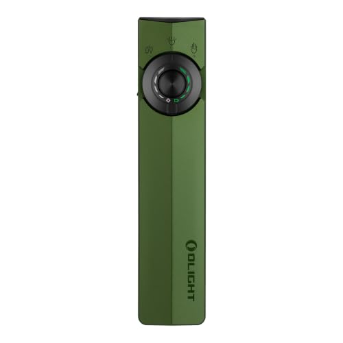 OLIGHT ArkPro EDC Flat Flashlight Rechargeable, Pocket Light, OD Green CW