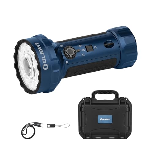 OLIGHT Marauder Mini 2 High Lumen Flashlight 5 Lighting Modes Midnight Blue