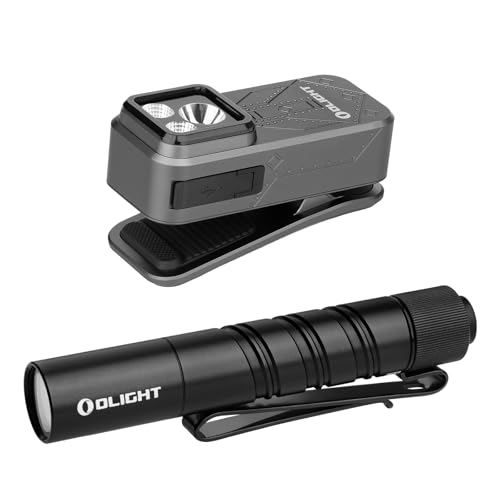 OLIGHT Oclip Pro EDC Flashlight Clip-on Light Bundle I3T 2 EOS Pocket EDC Flashlight