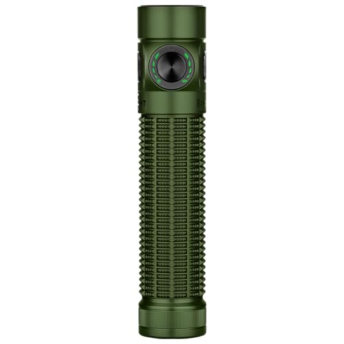 OLIGHT Baton4 Pro EDC Flashlight Rechargeable, Small Pocket Light OD Green