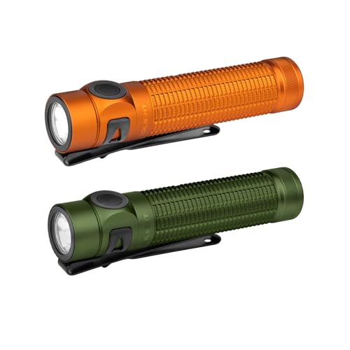 OLIGHT Baton4 Pro EDC Flashlight Rechargeable, 1600 Lumens Small Pocket LED Flash Light with Magnetic & USB-C Dual Charging and Tail Switch for Home Use, Camping and Emergency Bundle with OD