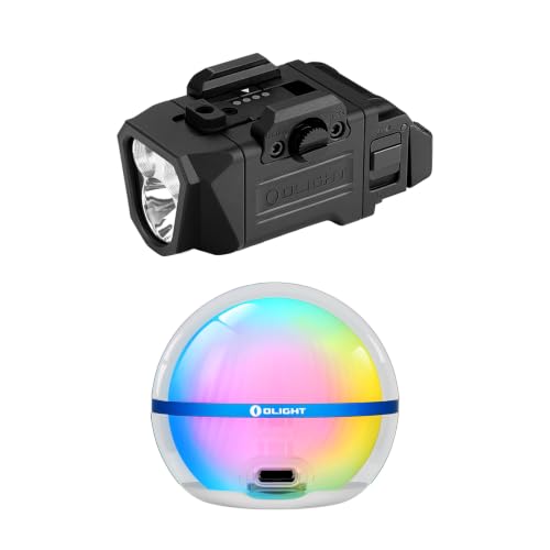 OLIGHT PL X Rechargeable Tactical Flashlight Bundle with Sphere C Smart Night Light