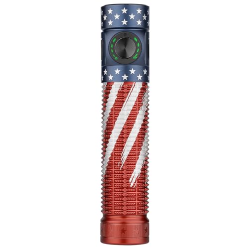 OLIGHT Baton4 Pro EDC Flashlight, Small Pocket Light Stars&Stripes Edition