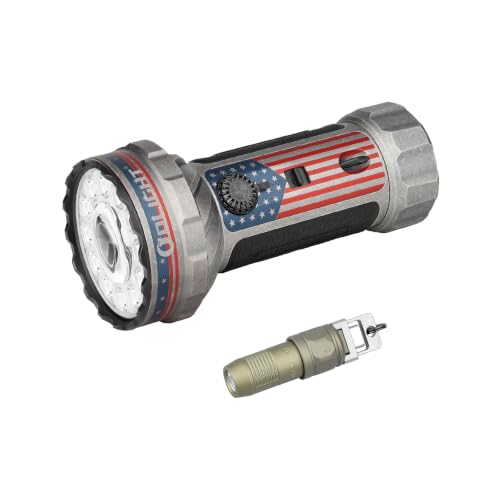 OLIGHT Marauder Mini 2 Bright Flashlight 10,000 Lumen with 750 Meters Beam Distance Bundle with iUltra Rechargeable EDC Flashlight, 80 Lumens Mini LED Keychain Light