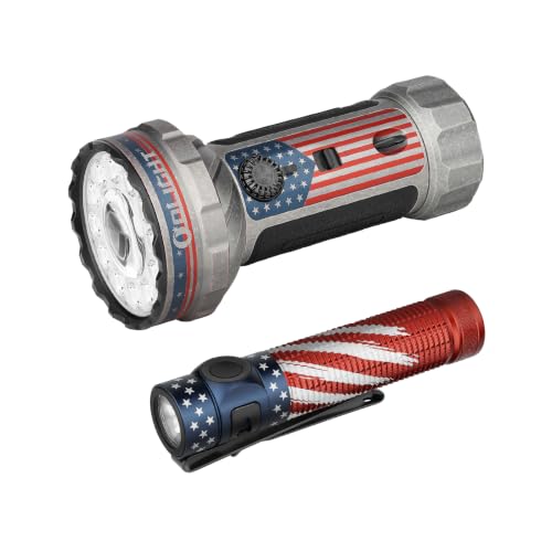 OLIGHT Marauder Mini 2 Stars&Stripes + Baton4 Pro Stars&Stripes