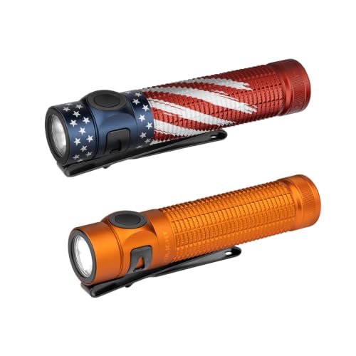 OLIGHT Baton4 Pro EDC Flashlight Rechargeable, 1600 Lumens Small Pocket LED Light with Tactical Switch and Magnetic & USB C Dual Charging for Home Use, Camping and Emergency