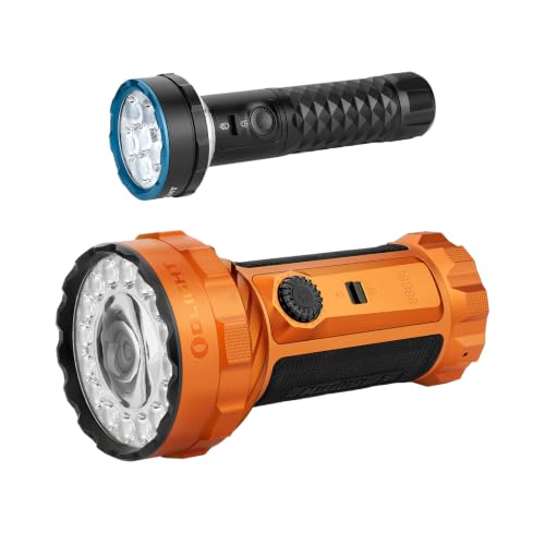 OLIGHT Marauder 3 Bright Rechargeable Flashlight with Prowess Rechargeable Bright Flashlight