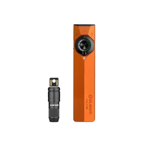OLIGHT ArkPro Ultra Rechargeable Flat EDC Flashlight Bundle with IMINI 2 Rechargeable EDC Keychain Mini Flashlight
