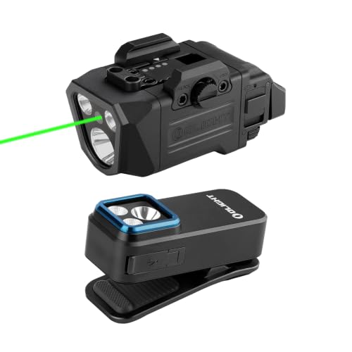 OLIGHT PL X GL Rechargeable Tactical Rail Mount Light Bundle with Oclip Pro