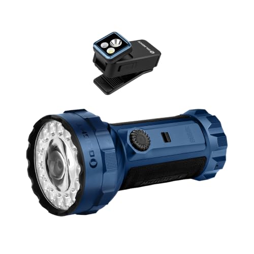 OLIGHT Oclip 2 Pro Rechargeable Clip-on Flashlight with Marauder 3 High Lumens Rechargeable Bright Flashlight