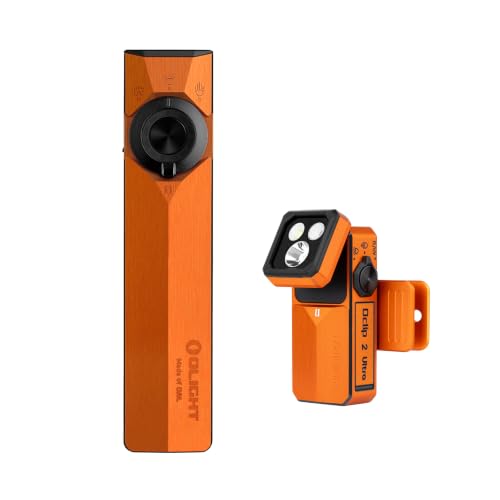 OLIGHT ArkPro Ultra Rechargeable Flat EDC Flashlight Bundle with Oclip 2 Ultra EDC Rechargeable Flashlight Clip Light