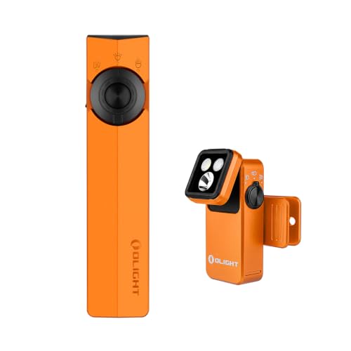 OLIGHT Arkpro EDC Flat Rechargeable Flashlight Bundle with Oclip 2 Pro Rechargeable EDC Flashlight Clip-on Light