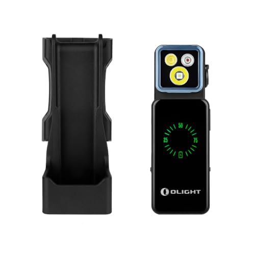 OLIGHT Oclip 2 Pro Premium EDC Rechargeable Flashlight Clip Light Bundle with Oclip 2 Holster