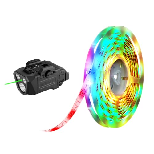 OLIGHT PL X GL Rechargeable Tactical Rail Mount Light Bundle with Ostrip