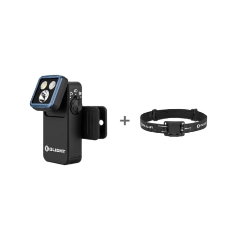 OLIGHT Oclip 2 Pro Rechargeable EDC Flashlight, Clip-on Light with Oclip Series Headlamp Strap
