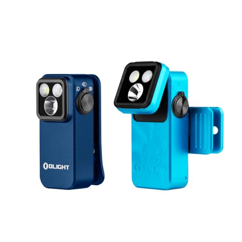 OLIGHT Oclip Pro EDC Rechargeable Flashlight Clip Light Bundle with Oclip 2 Pro